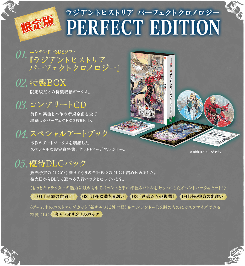 ラジアントヒストリア パーフェクトクロノロジー PERFECT EDITION